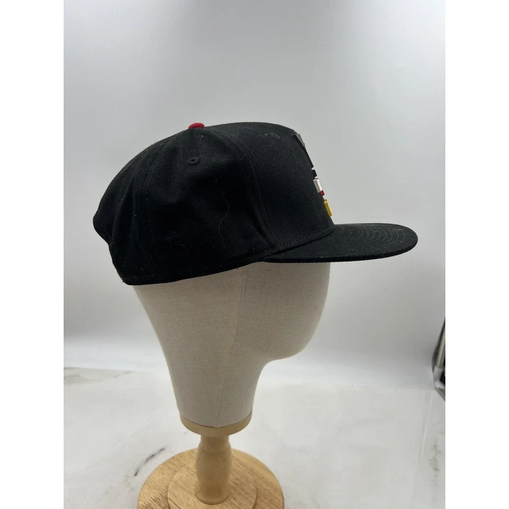 Neff Hat Disney Mickey Mouse Pixel 3D Rubber Snapback Black Red Adjustable Cap